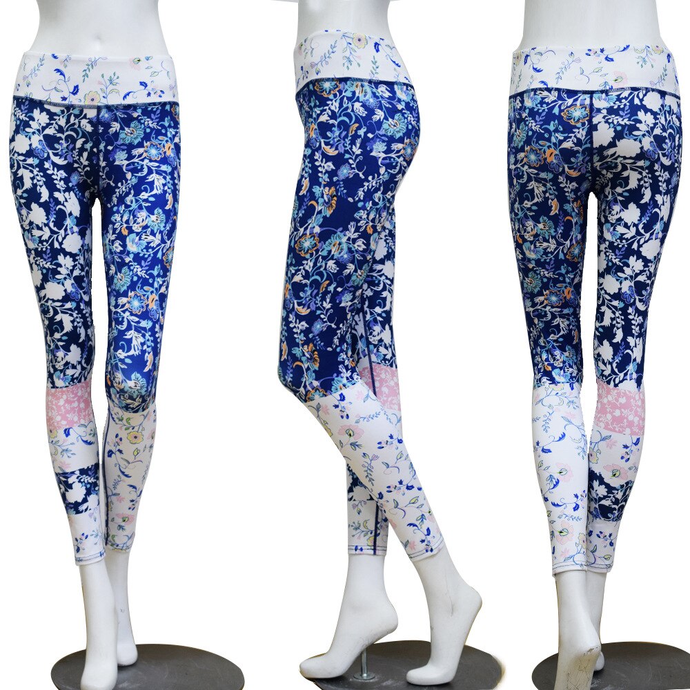 Seamless Print Yoga Leggings Hips Lifting Slim Pants High Elasticity High Waist Trousers Workout Push Up Gym Fitness Pants | Vimost Shop.