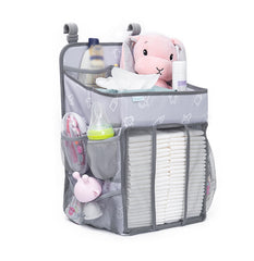 Baby Crib Hanging Storage Bag Portable Diaper Organizer Newborn Bedding Set  Foldable Nappy Bags Newborn Diaper Container