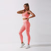 Seamless Snakeskin Print Yoga Set Gym Clothing Fashion Tank Crop Top Leggings Suit Push Up Workout Training Running Tracksuit | Vimost Shop.