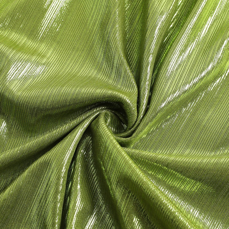Women's New Autumn Halter Sexy Avocado Green Dress Maxi Party Runway Dress Split Spring Elegant Vestido Green | Vimost Shop.