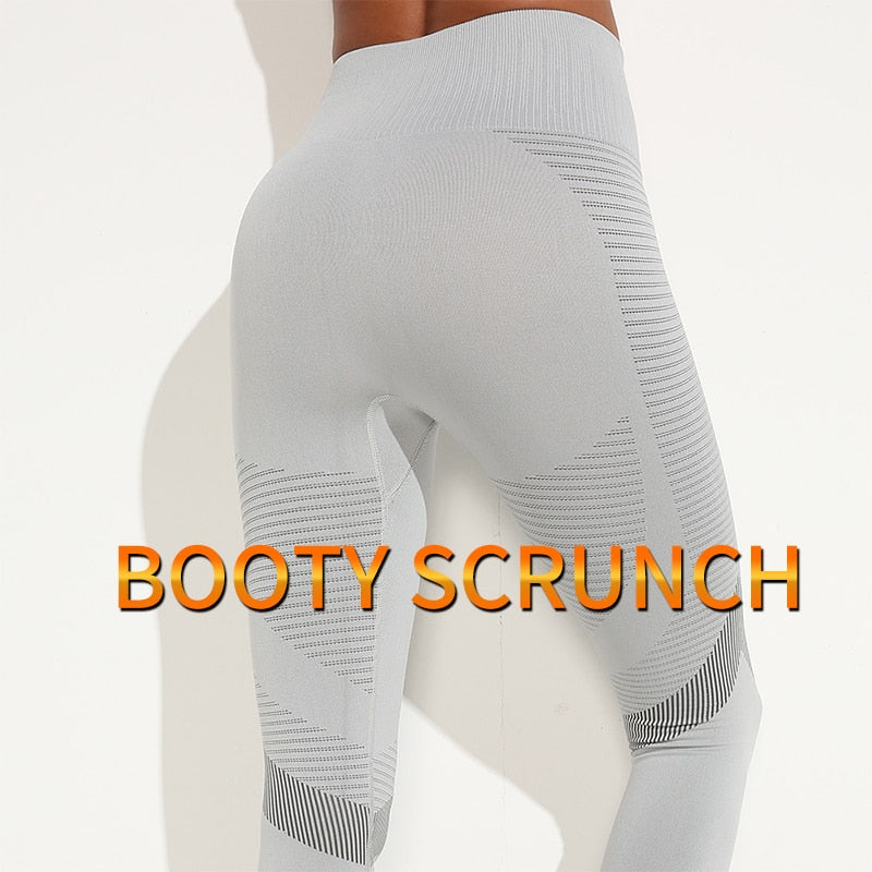 Hollow Out Yoga Pants High Waist Seamless Leggings Gym Leggins Fitness Sport Tights Jogging Trousers Workout Running Pants | Vimost Shop.