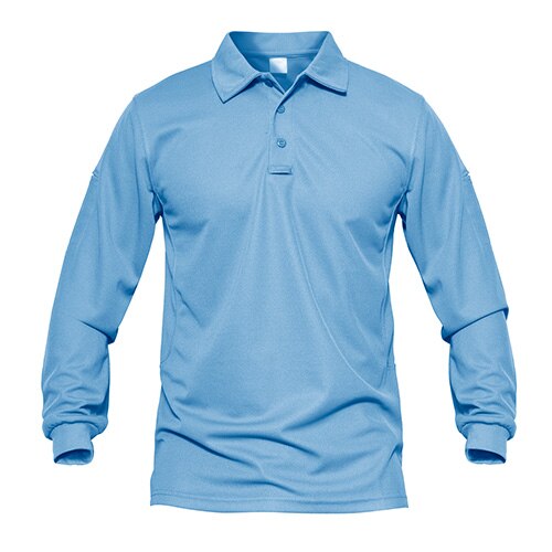 Men Tactical T-shirts Summer Quick Dry Performance Airsoft T-shirts Long Sleeve Lightweight Pique Jersey Golf T-shirts | Vimost Shop.