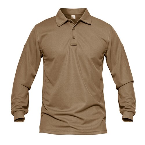Men Tactical T-shirts Summer Quick Dry Performance Airsoft T-shirts Long Sleeve Lightweight Pique Jersey Golf T-shirts | Vimost Shop.