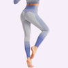 Seamless Women Yoga Set Long Sleeve Top Shirts High Waist Belly Control Sport Leggings Tights Gym Clothes Seamless Sport Suit | Vimost Shop.