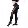 Seamless PU Patchwork High Elastics Jogging Pants High Waist Hips Lifting Gym Fitness Female Sports Breathable Pants | Vimost Shop.