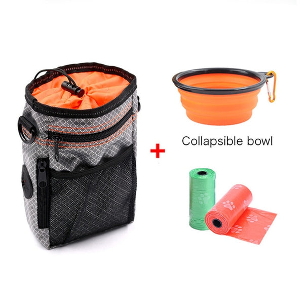 Portable Dog Training Bag Multi-function Treat Snack Pocket Pet Dog Outdoor Poop Bag Feed Storage Pouch Food Reward Waist Bags | Vimost Shop.