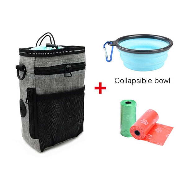 Portable Dog Training Bag Multi-function Treat Snack Pocket Pet Dog Outdoor Poop Bag Feed Storage Pouch Food Reward Waist Bags | Vimost Shop.