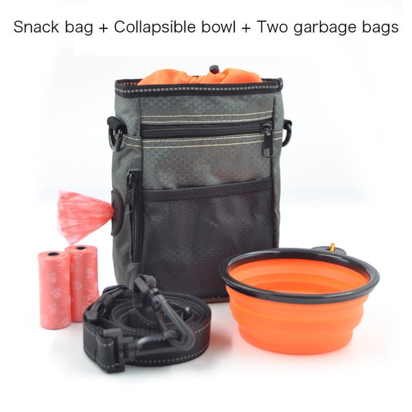 Portable Dog Training Bag Multi-function Treat Snack Pocket Pet Dog Outdoor Poop Bag Feed Storage Pouch Food Reward Waist Bags | Vimost Shop.