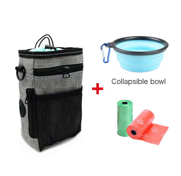 Portable Dog Training Bag Multi-function Treat Snack Pocket Pet Dog Outdoor Poop Bag Feed Storage Pouch Food Reward Waist Bags | Vimost Shop.