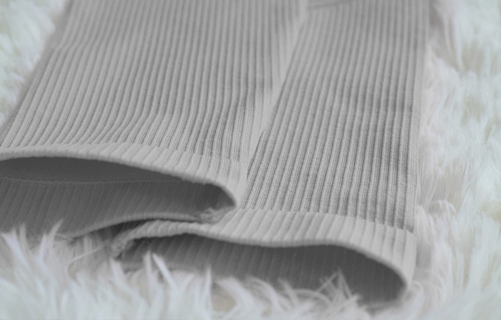 Autumn Seamless Ribbed Hollow Out Yoga Leggings Fitness Gym Yoga Pantalones High Elastics High Waist Sports Breathable Trousers | Vimost Shop.