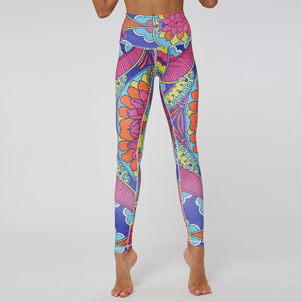 Autumn Print Gym Yoga Leggings Fitness Sports Breathable Yoga Pants Fashion Workout Push Up Training Outdoor High Elastics Pants | Vimost Shop.