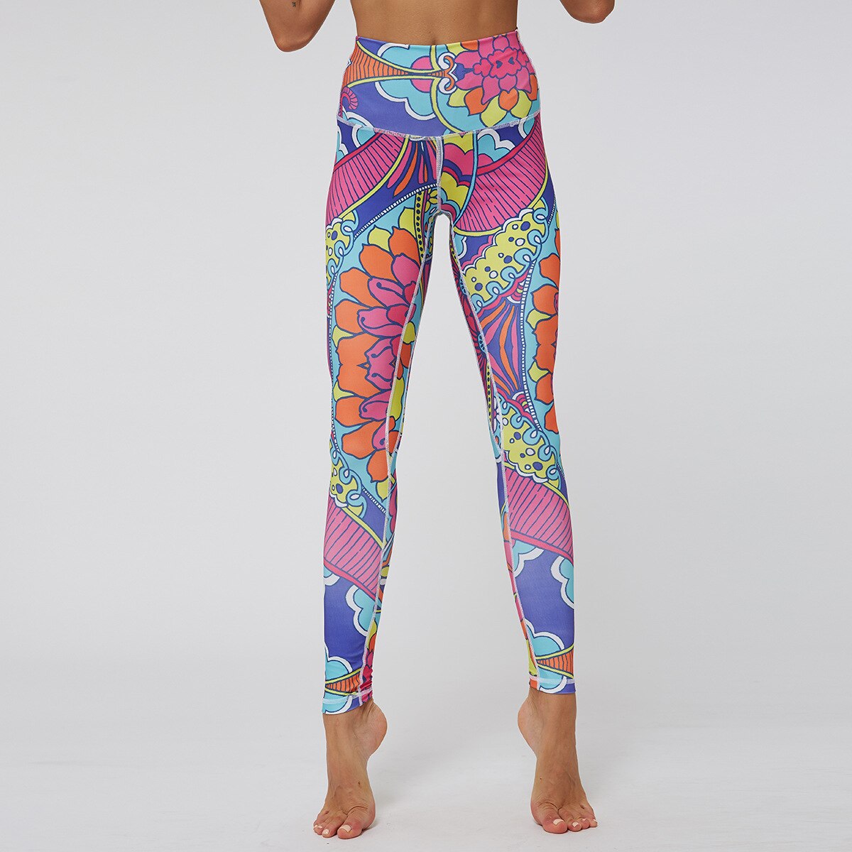 Autumn Print Gym Yoga Leggings Fitness Sports Breathable Yoga Pants Fashion Workout Push Up Training Outdoor High Elastics Pants | Vimost Shop.