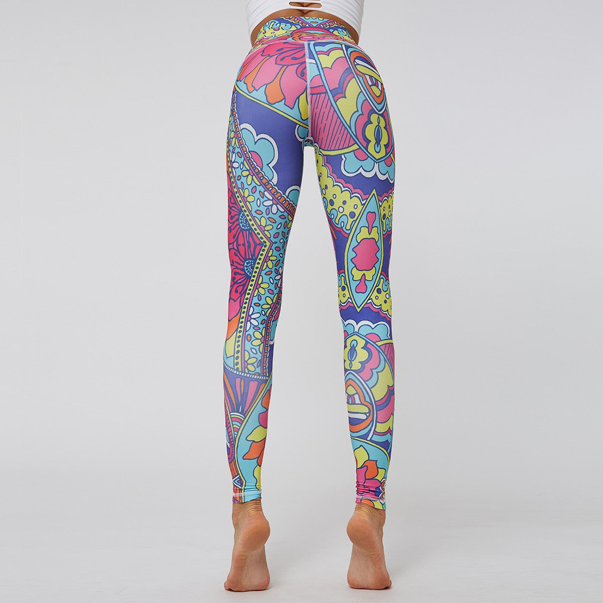 Autumn Print Gym Yoga Leggings Fitness Sports Breathable Yoga Pants Fashion Workout Push Up Training Outdoor High Elastics Pants | Vimost Shop.