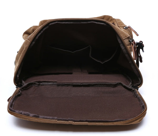 Men's Backpack Vintage Canvas Backpack School Bag Men's Travel Bags Large Capacity Backpack  Laptop Backpack Bag High Qualit