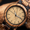 Week Display Watch Men Wooden Quartz Wristwatch Fashion Auto Date Timepiece Christmas Gift Fast Shipping | Vimost Shop.