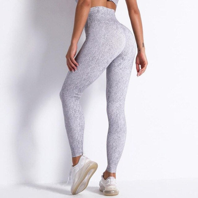 Seamless Yoga Pants Gym Leggings Fashion High Elastics Hips Lifting Slim Yoga Pants Fitness Running Sports Training Tracksuit | Vimost Shop.
