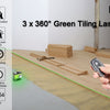 3D Self-leveling Laser Level 3x360 Green Beam Cross Line 360° Vertical Horizontal Line Remote Control & Hard Carry Case | Vimost Shop.