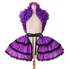 Retro Women Carnival Costumes Ruffles Corset Crop Bustle Dress | Vimost Shop.