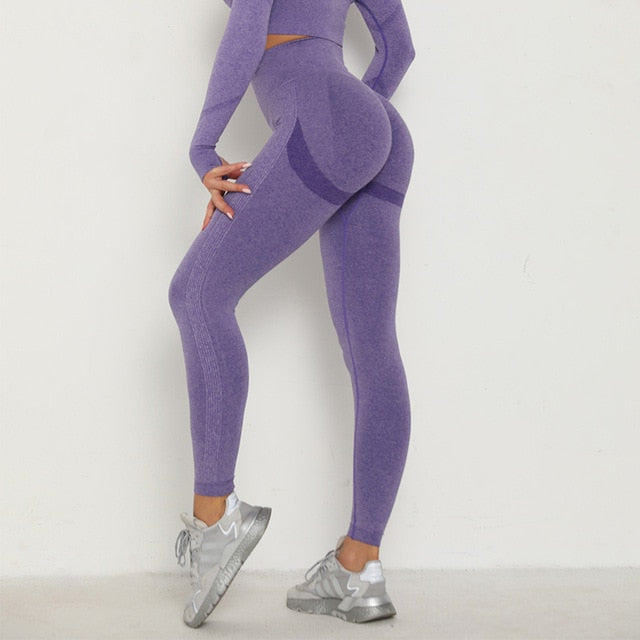 Yoga Crop Tops Yoga Shirts Gym Workout Tops Long Sleeve Fitness Running Sport T-Shirts Athletic Training Wear Women Sportswear | Vimost Shop.