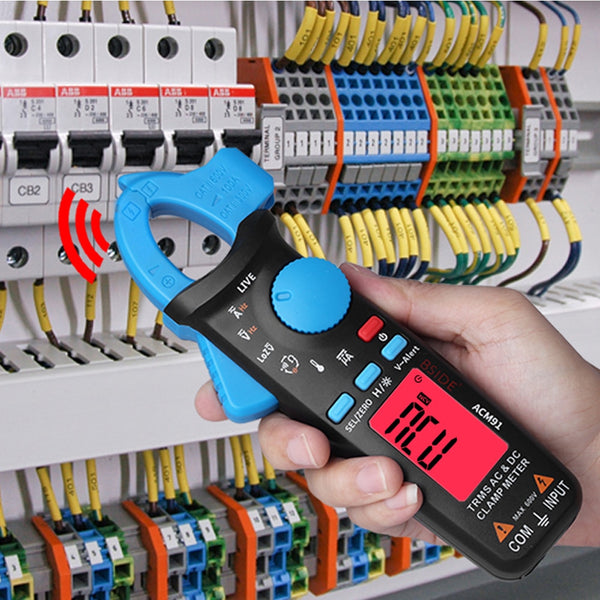 True RMS Clamp Meter 1mA Plier Ammeter Professional Car repair Digital Multimeter DC AC Current Volt Temp Capacitor Tester | Vimost Shop.