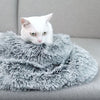 Pet Dog Cat Sleeping Bed Soft Plush  Nest Kennel Cave House Cats Cute Bag Mat Pad Tent Pets Winter Warm Cozy Beds | Vimost Shop.