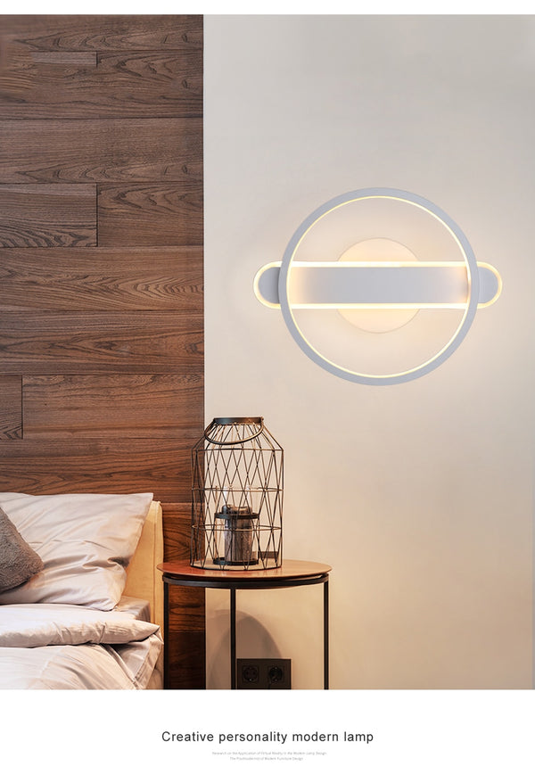 Nordic Minimalist LED Wall Lamps Living Room Bedroom Bedside Reading Lights 29W AC85-265V Aisle Decoration Lighting