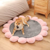 Pink Coral Fleece Dog Bed Flower Shape Home Floor Sofa Bed Sleeping Washable Cat Cushion Mat for Large Medium Mats Dogs Product | Vimost Shop.