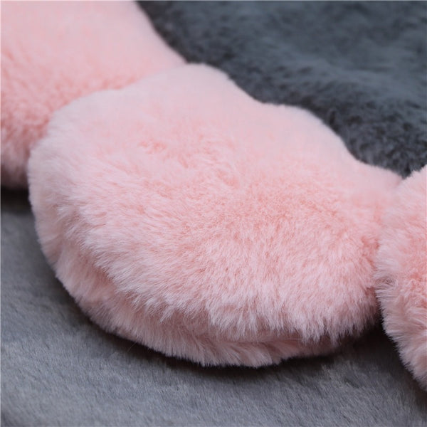 Pink Coral Fleece Dog Bed Flower Shape Home Floor Sofa Bed Sleeping Washable Cat Cushion Mat for Large Medium Mats Dogs Product | Vimost Shop.