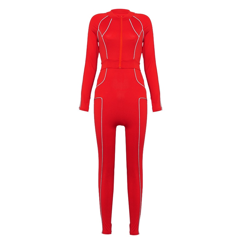 Autumn Seamless Striped Sports Yoga Set Gym Fitness Tracksuit Fashion Backless Jumpsuit And Coat Workout Sportswear Clothing | Vimost Shop.