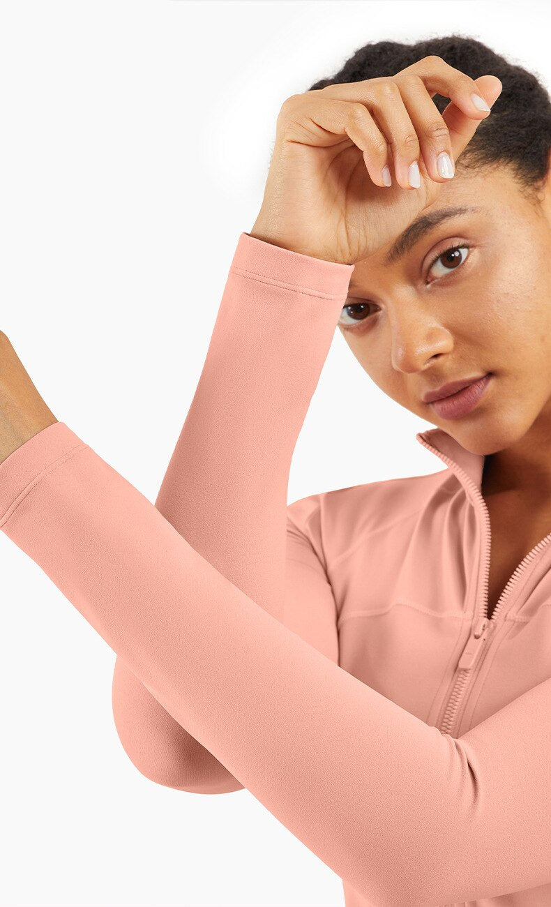 Autumn Seamless Solid Yoga Long Shirt Jacket Long Sleeve Zipper Sportswear Top Women Workout Slim Shirt Casual Gym Fitness Tees | Vimost Shop.