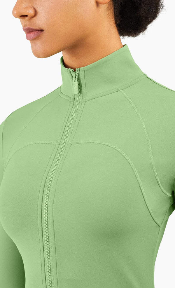 Autumn Seamless Solid Yoga Long Shirt Jacket Long Sleeve Zipper Sportswear Top Women Workout Slim Shirt Casual Gym Fitness Tees | Vimost Shop.