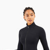 Autumn Seamless Solid Yoga Long Shirt Jacket Long Sleeve Zipper Sportswear Top Women Workout Slim Shirt Casual Gym Fitness Tees | Vimost Shop.