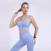 Seamless Sportswear Yoga Set Women Gym Tracksuit Tank Crop Top Hips Lifting Leggings Running Traning Workout Sports 2 Piece Set | Vimost Shop.