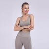 Seamless Sportswear Yoga Set Women Gym Tracksuit Tank Crop Top Hips Lifting Leggings Running Traning Workout Sports 2 Piece Set | Vimost Shop.