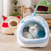 Pet Dog Cat Bed Cute Unicorn Shape Kennel Winter Warm Sofa Detachable Kitten House Waterproof Puppy Cushion Pet Sleeping Product | Vimost Shop.