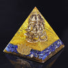 Orgonite Pyramid Copper Ganesha Buddha Figurine Ornaments Yoga Handmade Elephant God Buddha Statue Buddhsit Handicrafts | Vimost Shop.