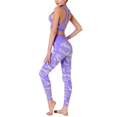 2PCS Camo Yoga Set Sports Wear For Women Gym Fitness Clothing Booty Yoga Leggings + Sport Bra GYM Sport Suit Femme 2020 New | Vimost Shop.