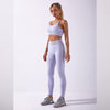 Sportswear Seamless Yoga 3 PCS Set Women Gym Clothes Bra+ Long Sleeve Crop Top High Elastics  Pantalones Fitness Tracksuit | Vimost Shop.