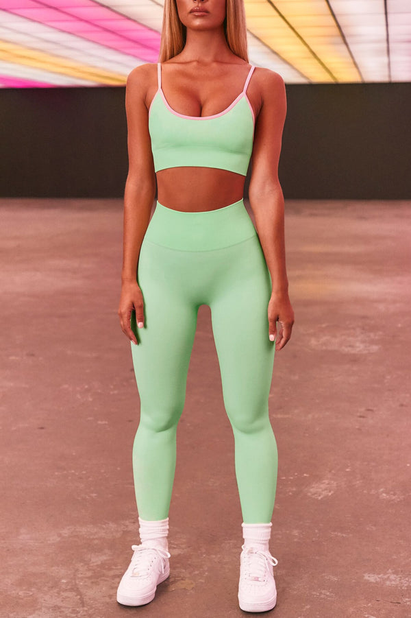 Sportswear Seamless Yoga Set Solid Women Gym Clothes Adjustable Bra Crop Top Hips Lifting Leggings Tracksuit Workout Fitness Set | Vimost Shop.
