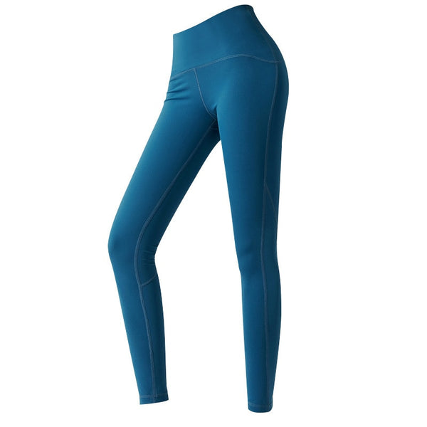 Autumn Solid Seamless Yoga Leggings No-T Line Workout Push Sports Pants Casual Breathable Quick Dry Shaping High Elastics Pants | Vimost Shop.