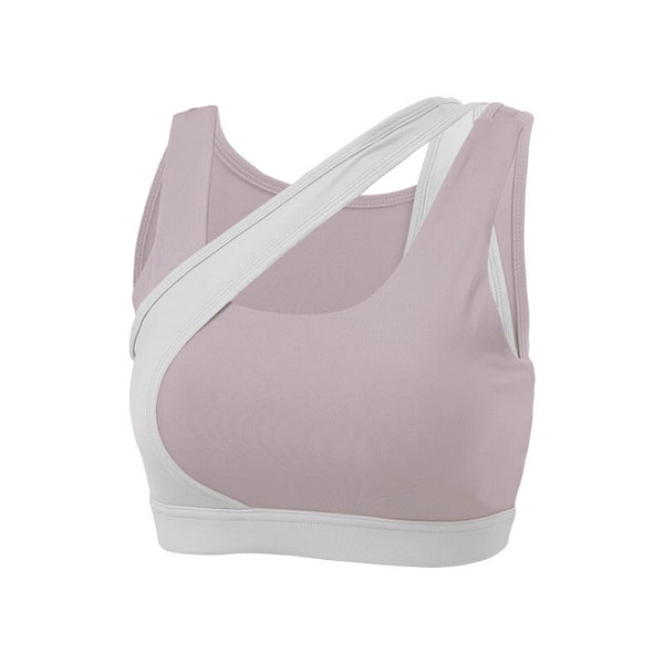 Seamless Sports Gym Bra Crop Top Patchwork Push Up Workout Beauty Back Solid Top Shockproof Training Fitness Running Vest Shirt | Vimost Shop.