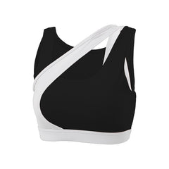 Seamless Sports Gym Bra Crop Top Patchwork Push Up Workout Beauty Back Solid Top Shockproof Training Fitness Running Vest Shirt | Vimost Shop.