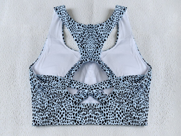 Polka Dots Sports Yoga Set Gym Fitness Running Tracksuit Fashion Bra Top And Shorts Set Jogging Push Up Workout Clothing Outfits | Vimost Shop.