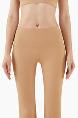 Sports Leggings Women High Waist Wide Legs Yoga Pants Solid Fashion High Elastic Push Up Work Out Pants For Women Jogging Pants | Vimost Shop.