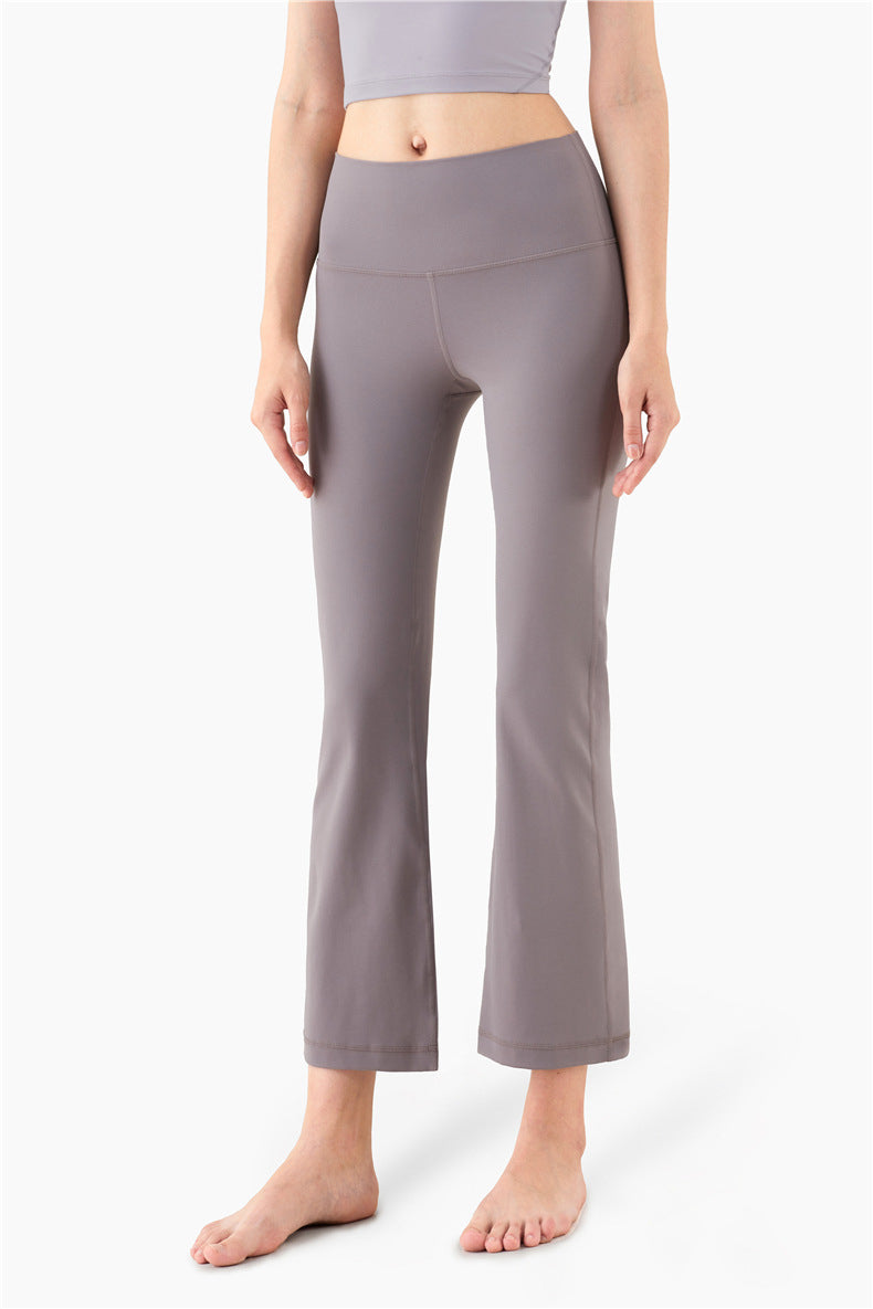 Sports Leggings Women High Waist Wide Legs Yoga Pants Solid Fashion High Elastic Push Up Work Out Pants For Women Jogging Pants | Vimost Shop.