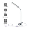 5W LED Clip on Desk Lamp with 3 Modes 1.5M Cable Dimmer 11 Levels Clamp Table Lamp | Vimost Shop.