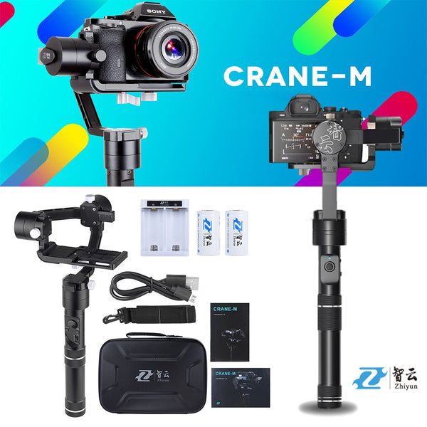 Official Crane 2 3-Axis Gimbal Stabilizer for All Models of DSLR Mirrorless Camera Canon 5D2/3/4 with Servo Follow Focus | Vimost Shop.