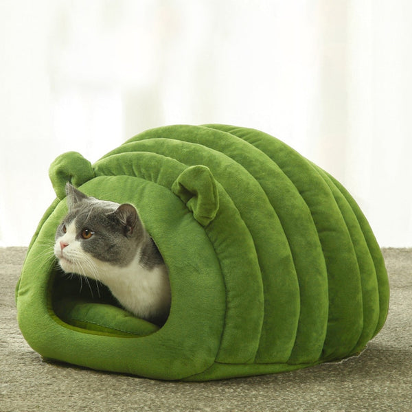 Foldable Cat Bed Cute Pet Winter Warm House for Indoor Kennel Puppy Removable Mat Small Dog Cats Cave Sleeping Bags | Vimost Shop.