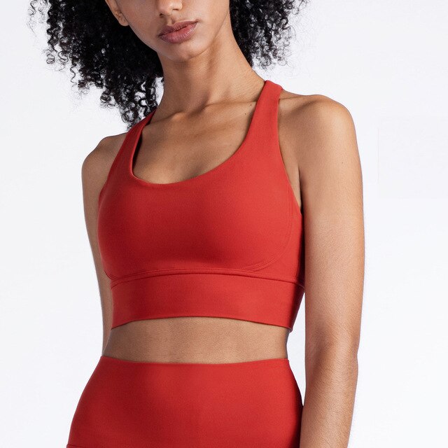 Seamless High Elastic Gym Bra For Women Sports Fitness Workout Tank Crop Top Jogging Running Energy Active Wear Gym Clothing | Vimost Shop.