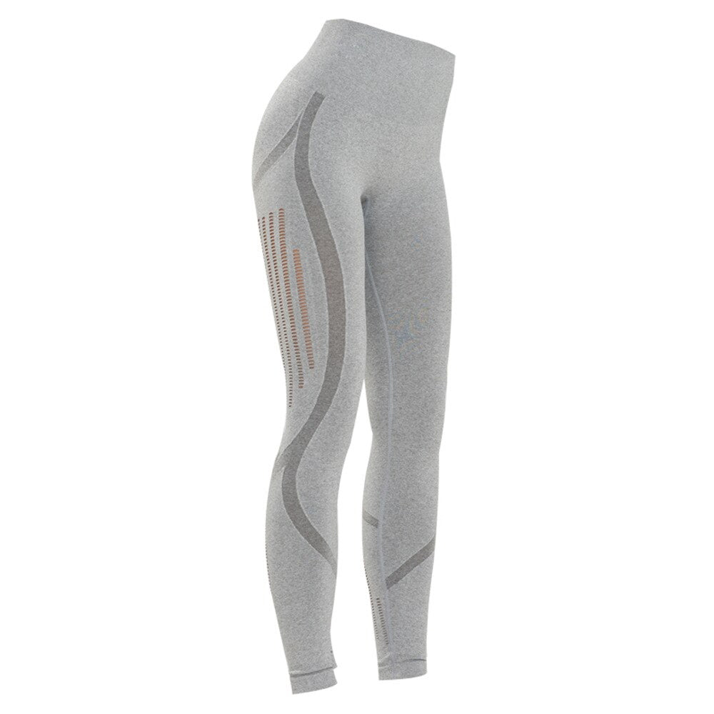 Yoga Leggings Women High Waist Hollow Out Pants Fashion High Elastic Push Up Work Out Pants For Women Hips Lifting Jogging Pants | Vimost Shop.